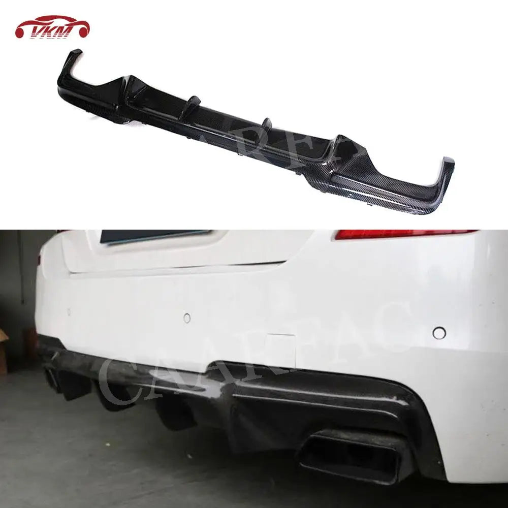 For BMW 5 Series F10 M Carbon Fiber Rear Bumper Lip Diffuser