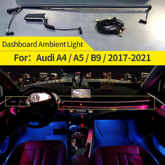 For Audi A4 A5 B9 RS4 Colours Dashboard Trim Ambient RS5