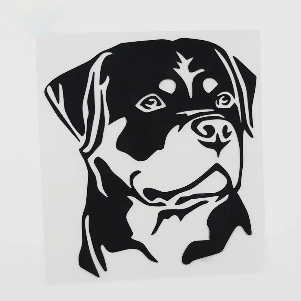 Personality Rottweiler Dog Sticker Motorcycle Creativity 10CM