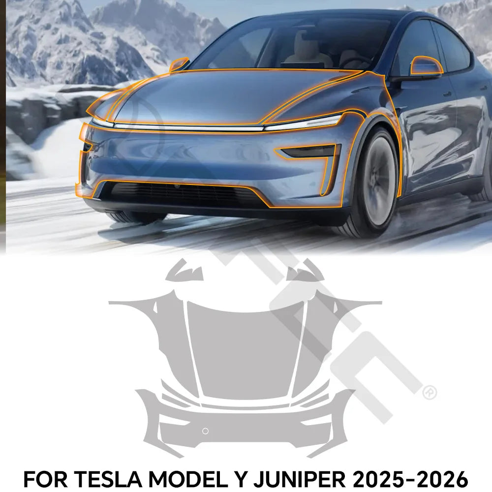 For Tesla Model Y Juniper 2025 Paint Protection Film pre-cut Tpu