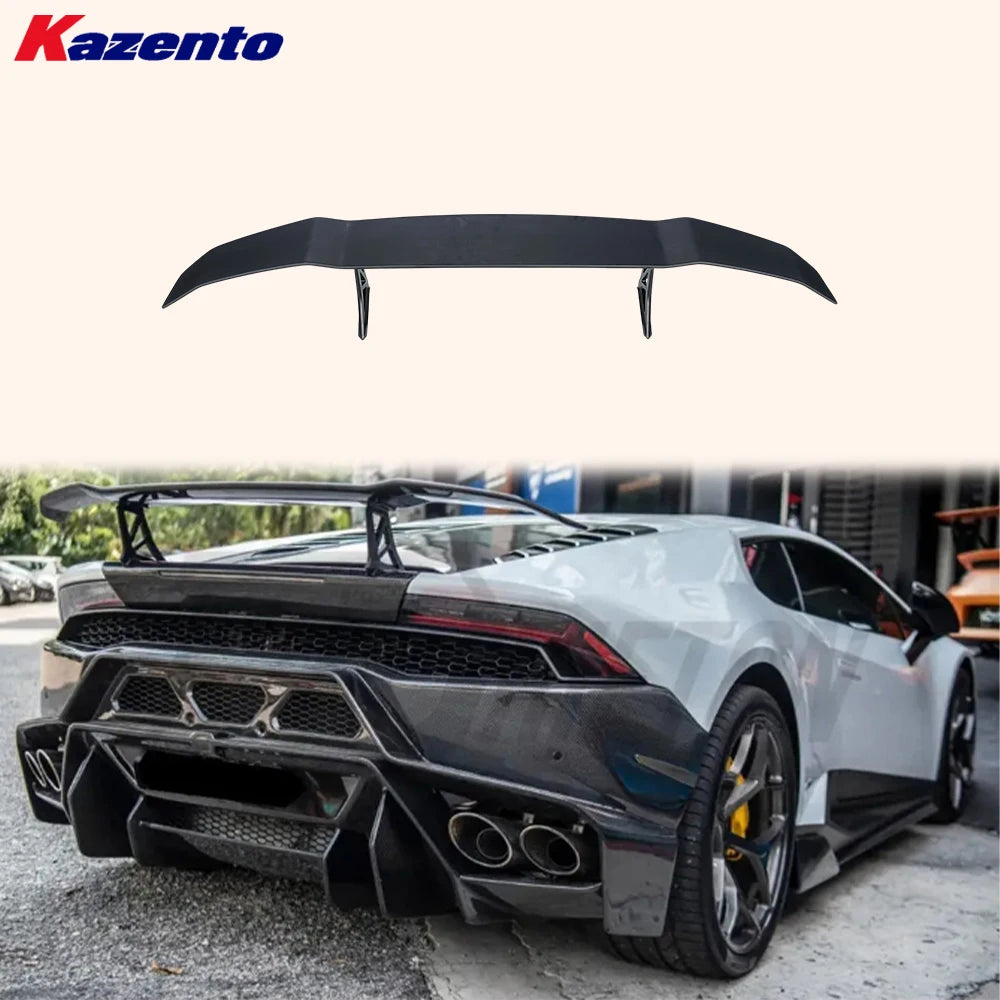 For Lamborghini Huracan LP610 Fiberglass V Rear Trunk Gt Spoiler