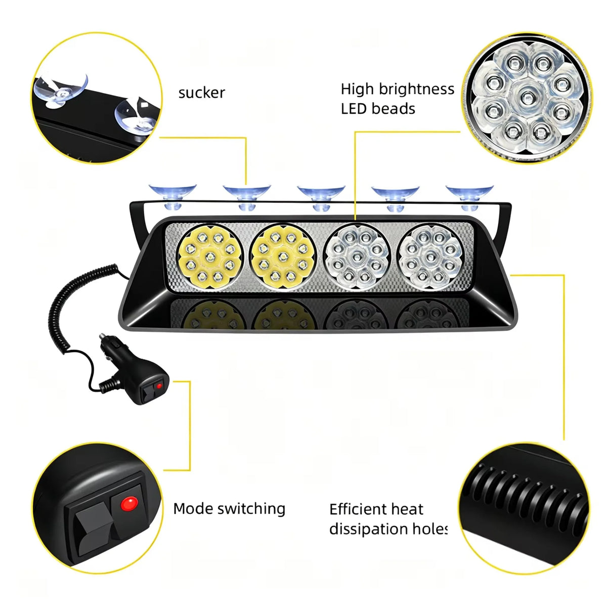 Power Strobe Bar S16 S20 S21 S24 Wireless Remote