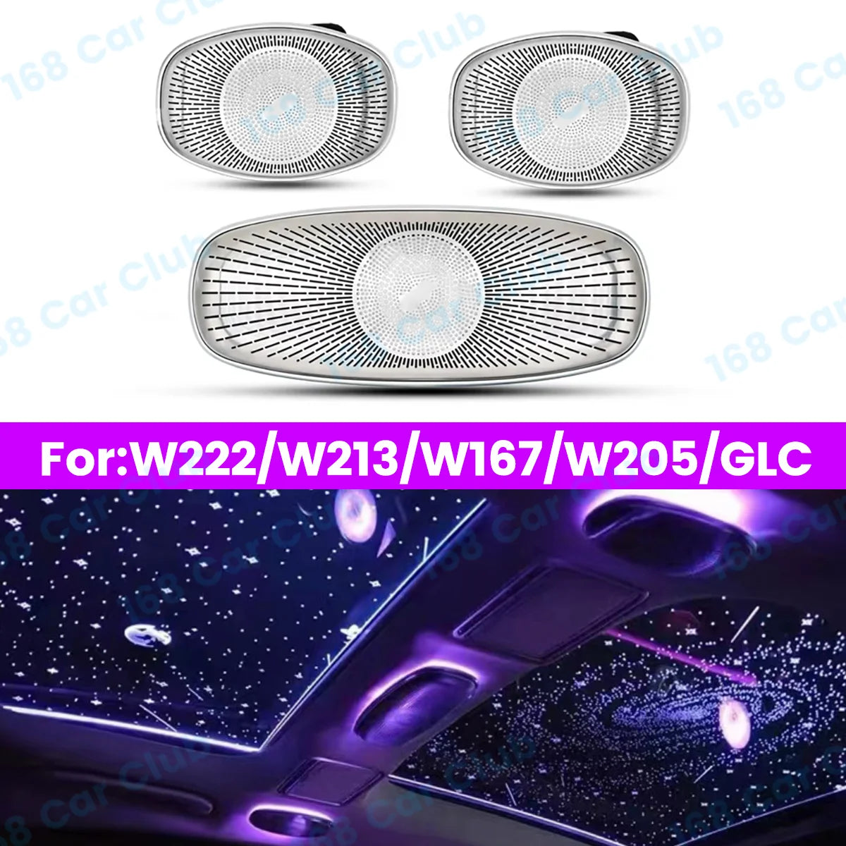 For Mercedes Benz C E S-Class Colors Ambient Speaker W213 W222