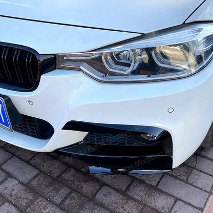 For BMW 3 Series F30 F31 Front Bumper Side Splitters Spoilers