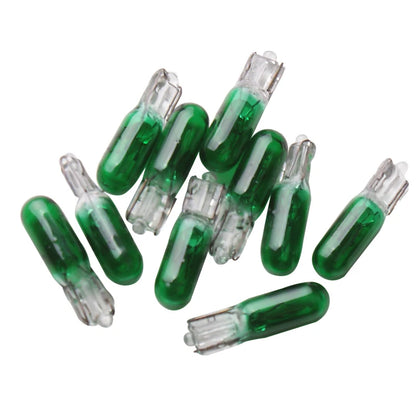 20PCS T5 W5W Halogen Bulb Instrument Panel Indicator 12V