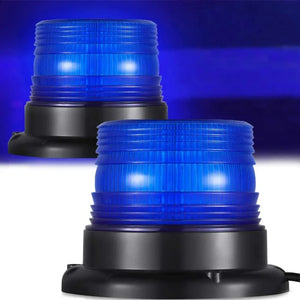 12V 24V Strobe Blue Amber Red Magnetic Base Emergency