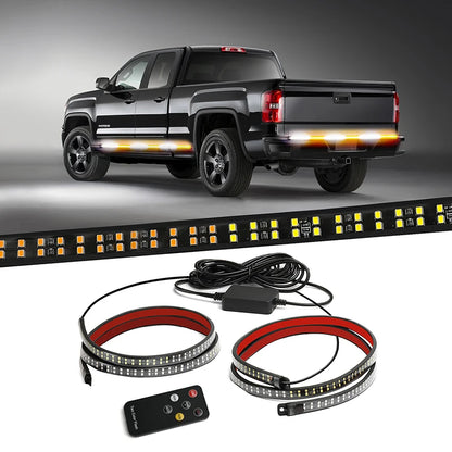 2PCS 120 160CM Dual Row Running Road Pedal Strip