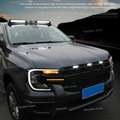 For Ford Ranger 2022-2024 T9 MK4 Raptor Front Grille PX4 Version