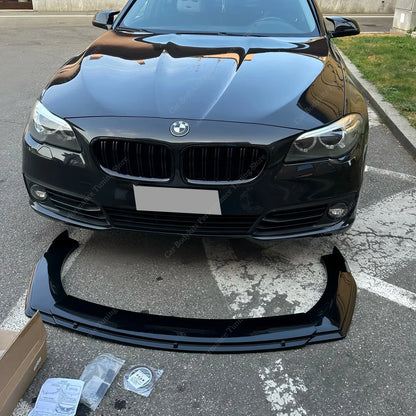 For BMW F10 F11 Lci 3PCS Front Bumper Lip Spoiler Splitter