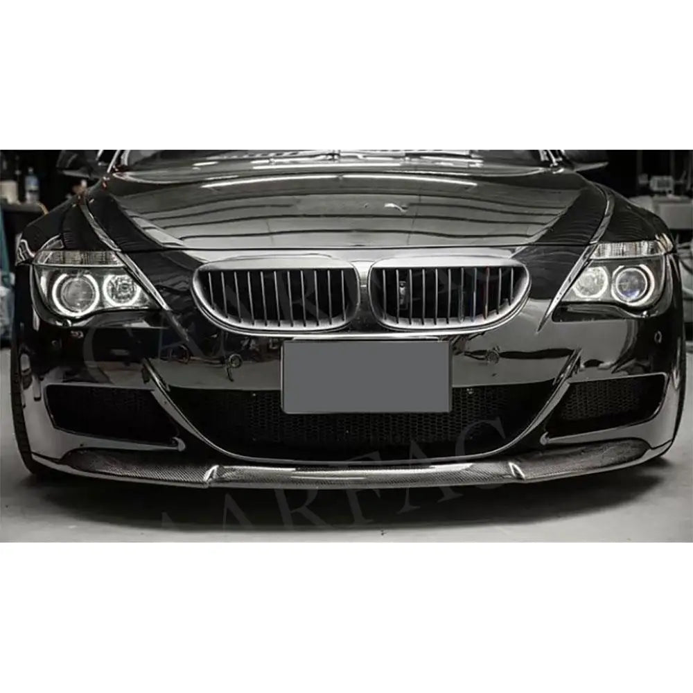 For BMW 6 Series E63 E64 Carbon Fiber Front Bumper Lip M6