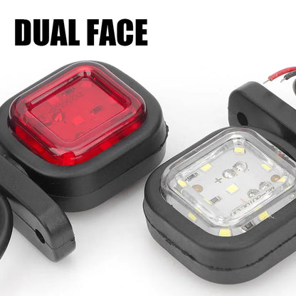 For Man Double Face Side Marker Taillight Warning Signal