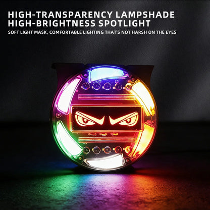 4PCS Devil S Eye Truck Fog 12V Warning Colorful