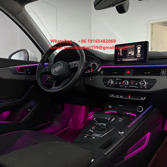 For Audi A4 S4 B9 2017-2024 Color Ambient Atmosphere Lighting