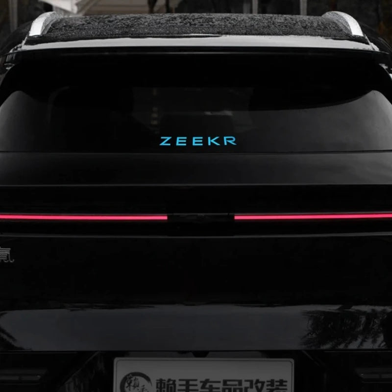 For Zeekr 7X Tailgate English Color Change Film Sticker Letter