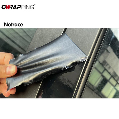 For Vehicle 1.5x2 6M Shiny Black Vinyl Wrap Sticker Tuning Roof