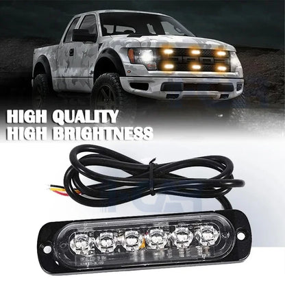 6LED 12 24V Side Marker Warning Daytime Running Trucks