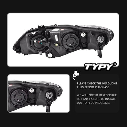For Honda Civic 8TH Gen Headlight 2006-2011 Upgrade Modified Drl
