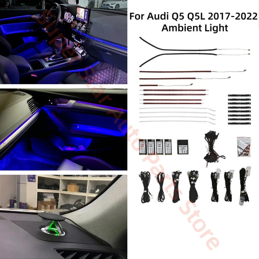 For Audi Q5 Q5L 2017-2022 Automotive Ambient Interior Lighting