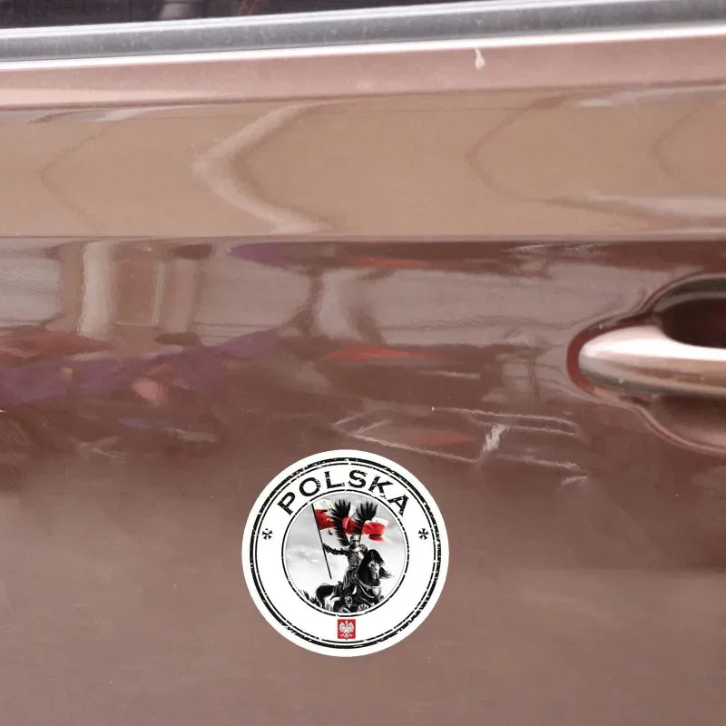 For Golf 5 Kia Ceed SEAT Fashion Sticker Poland Polska Husarz