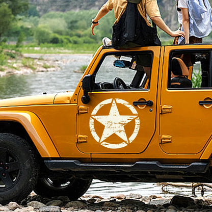 For Jeep Sticker Large Hood Graphic 50CM Big Star Graphic
