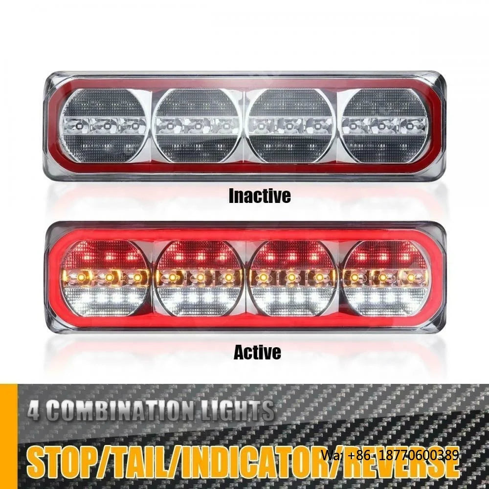For Ute Tray 385series Taillight Rear Truck Trailer Tail Strobe