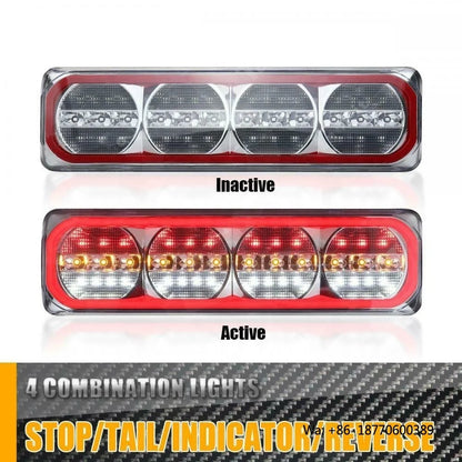 For Ute Tray 385series Taillight Rear Truck Trailer Tail Strobe