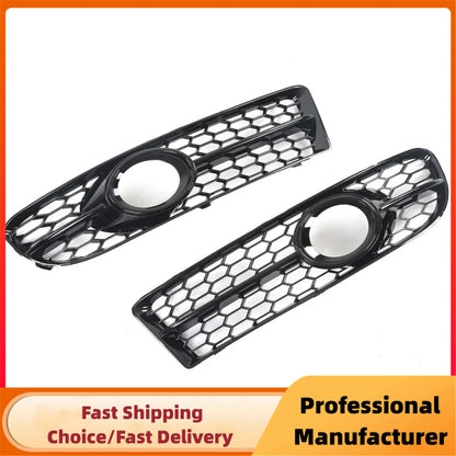 For Audi A4 B7 S4 B7 Front Bumper Fog Grille A4 s-line 2005-2008