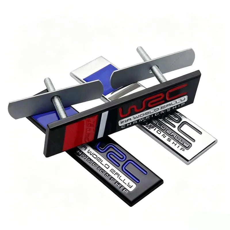 For Audi VW BMW Universal Auto 3D Metal Wrc Sticker Emblem Badge