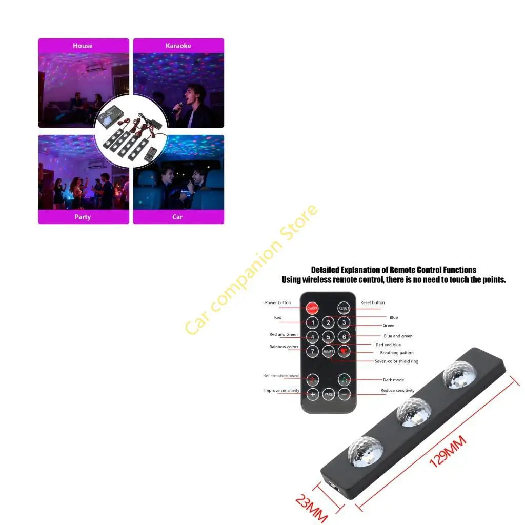 For Vehicle Cabin Featuring Sound Control Pack Multicolor Mood