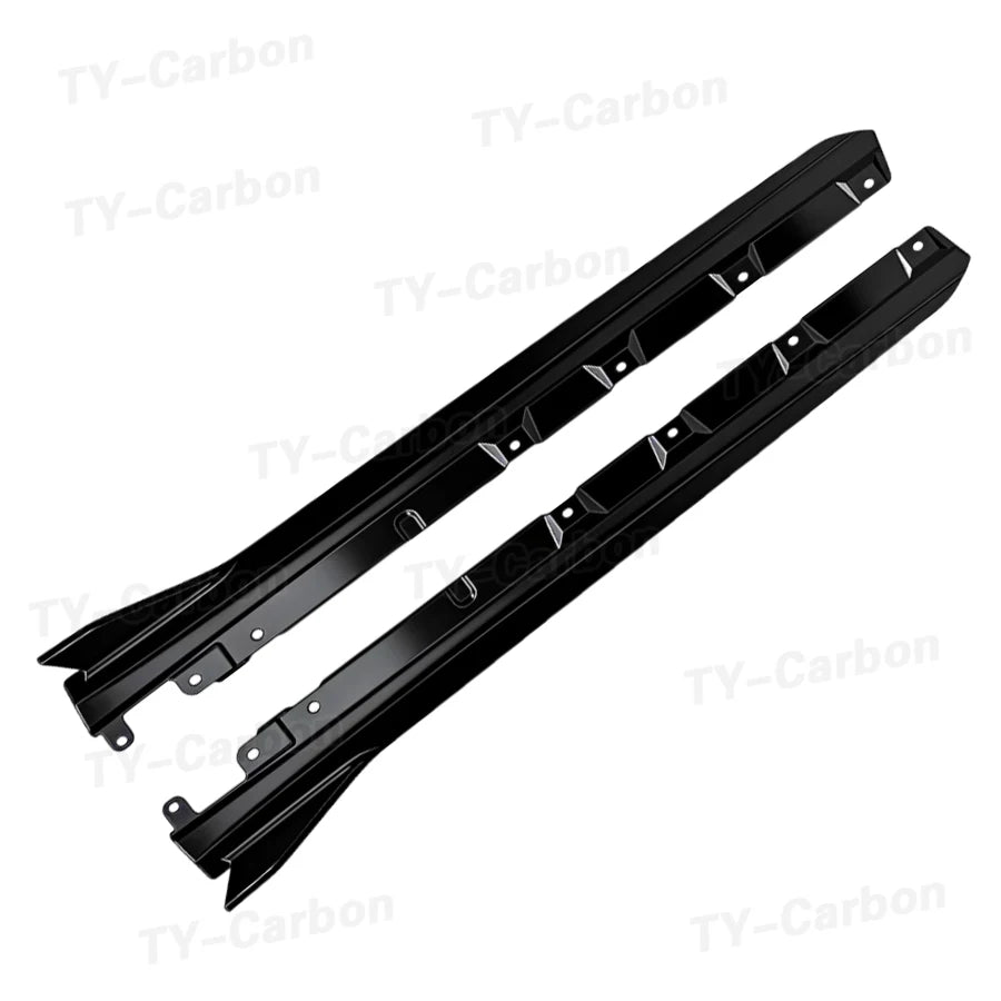 For BMW X3 G45 G48 2025+ Vten Gloss Black Side Skirts Lip