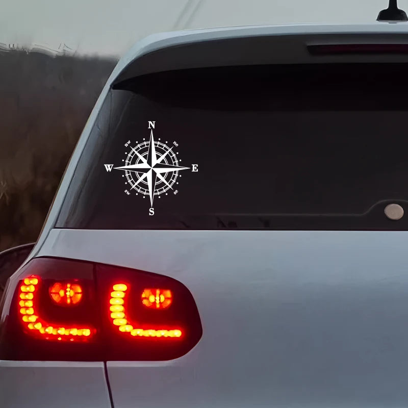 For Decorating Compass Sticker Classic Design Clear Directions