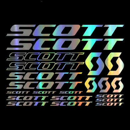 Personality Pieces Scott Bicycle Design Frame Sticker Mountain