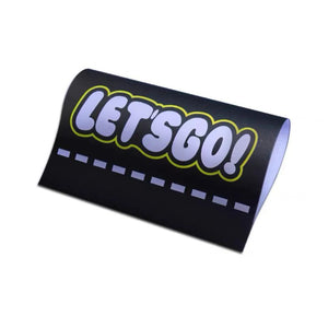 Creative Let S Go Wash Tag Sticker Waterproof Sunproof
