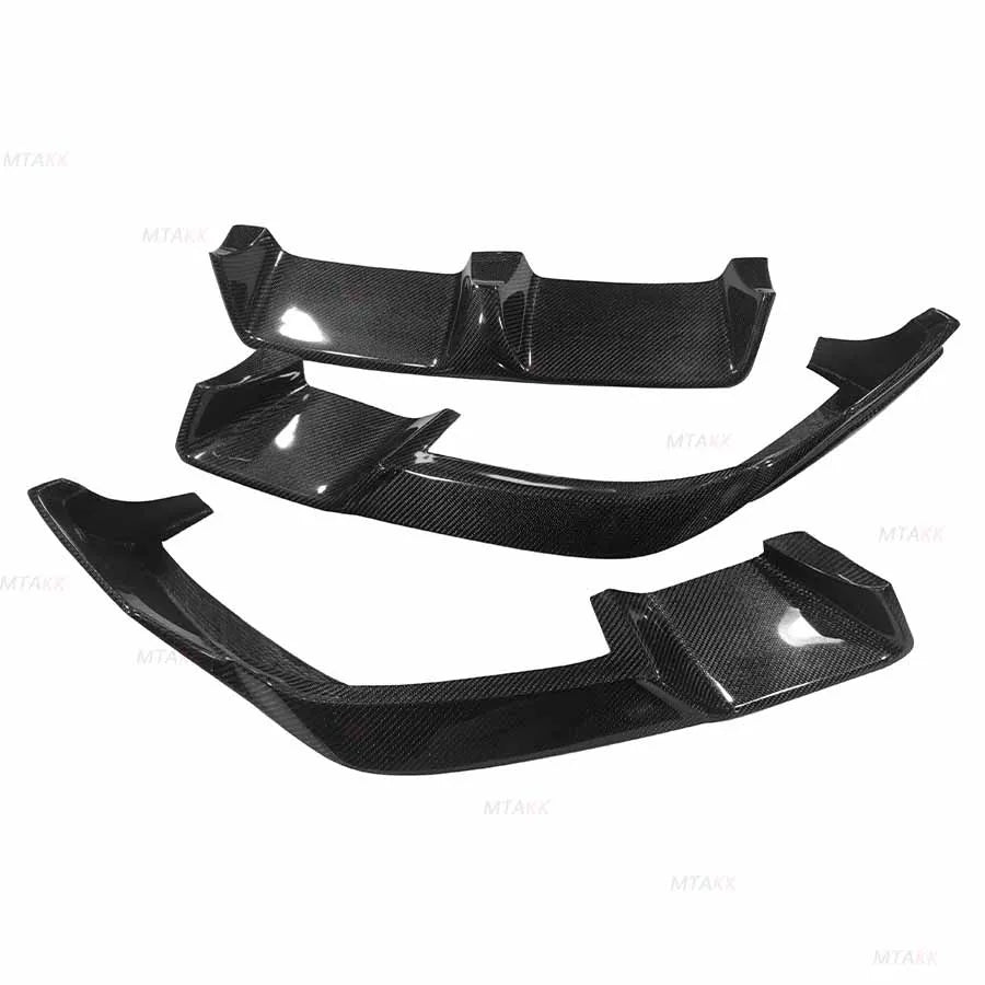 For BMW X6M F96 2019+ Carbon Fiber Ld Front Bumper Lip Splitter
