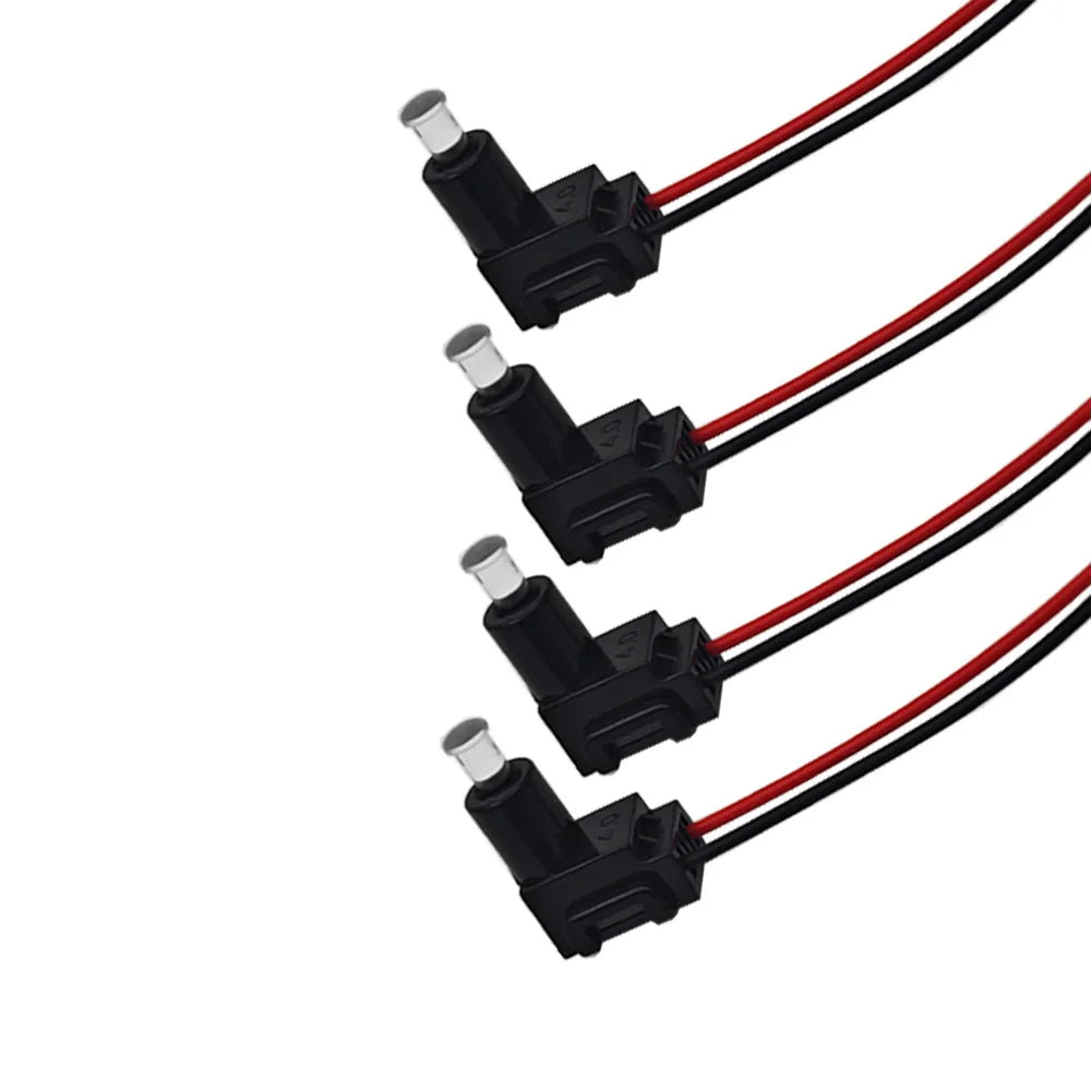 4PCS Door Handle Mushroom Round Cap 4MM 12V Signal