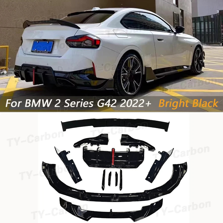 For BMW 2 Series G42 M235I Vten Body Kits M240I 2022 Front Lip