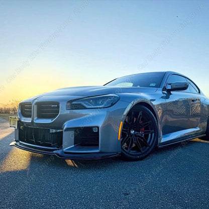For BMW 2 Series M2 G87 Front Bumper Lip Splitter Spoiler