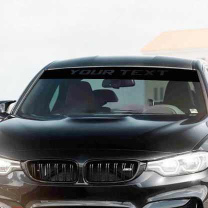 Front Windshield Sticker Custom Text Decor Decal Vinyl Customized
