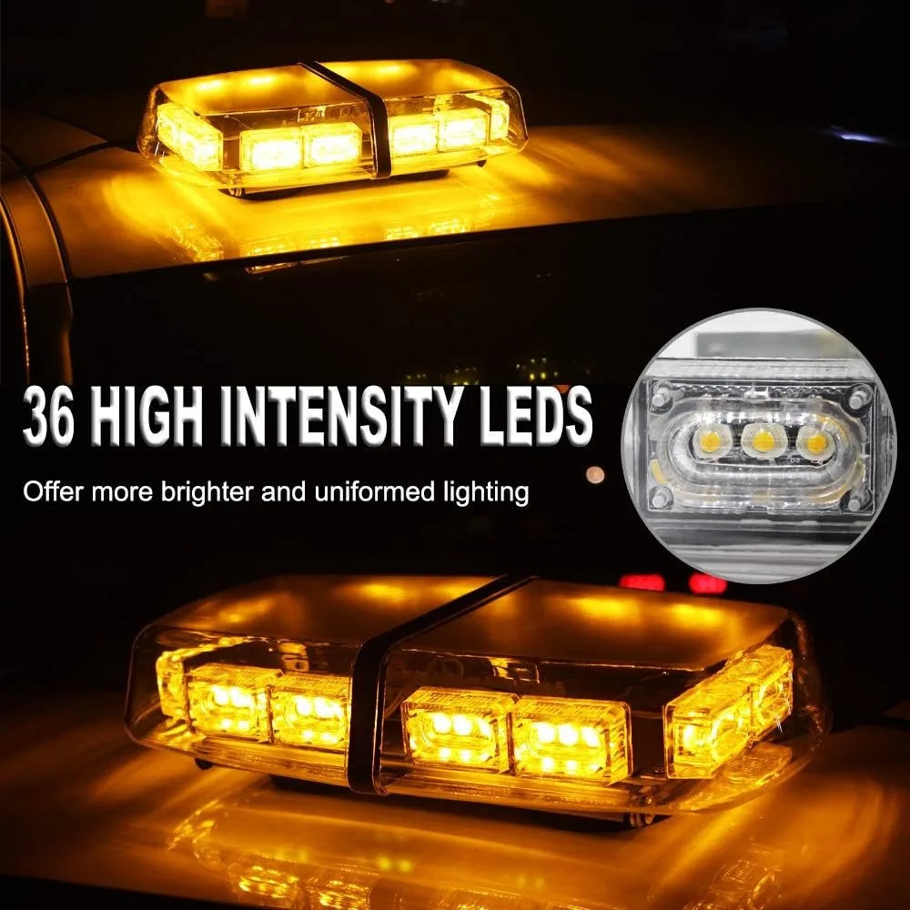 For Plow Or Tow 12 Watts Emergency Hazard Warning Security Roof