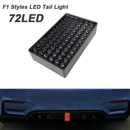 For BMW 1PC 12V 72LED Brake F1 Pilot Rear Bumper Benz