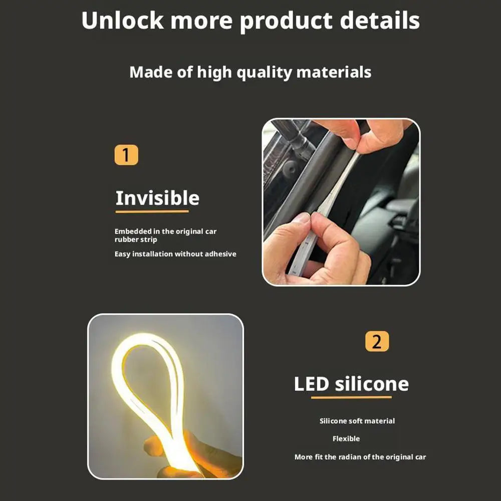2M Trunk Strip Ambient Interior Wiring Automatic Sensing Tailgate