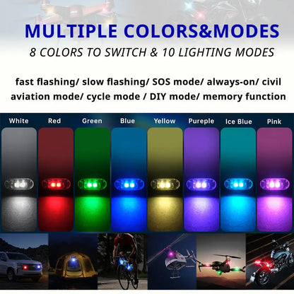 Remote Control Ambient RGB Wireless Rechargeable Footwell