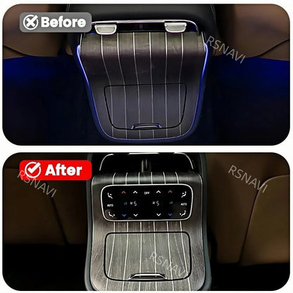 Rear Cabin Climate Control Panel Cover Ambient Lighting