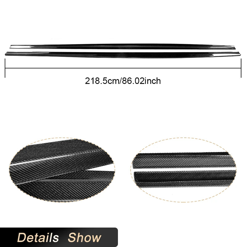 For BMW 5 Series G30 M-Sport Full Carbon Fiber Side Skirts