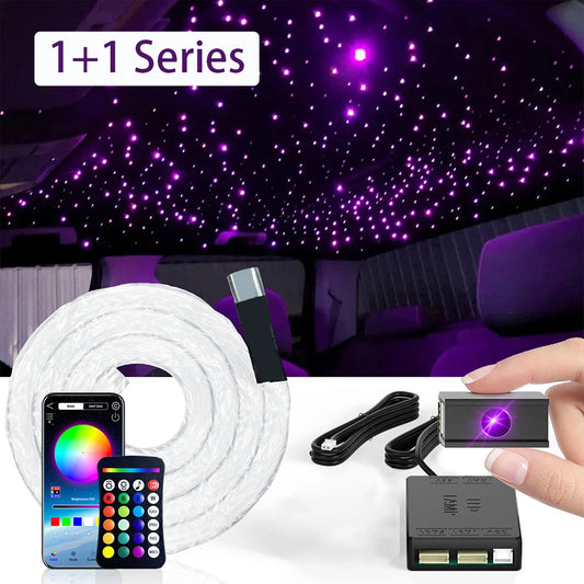 Rgbw 1+1 Split Machine Roof Star APP Control Fiber