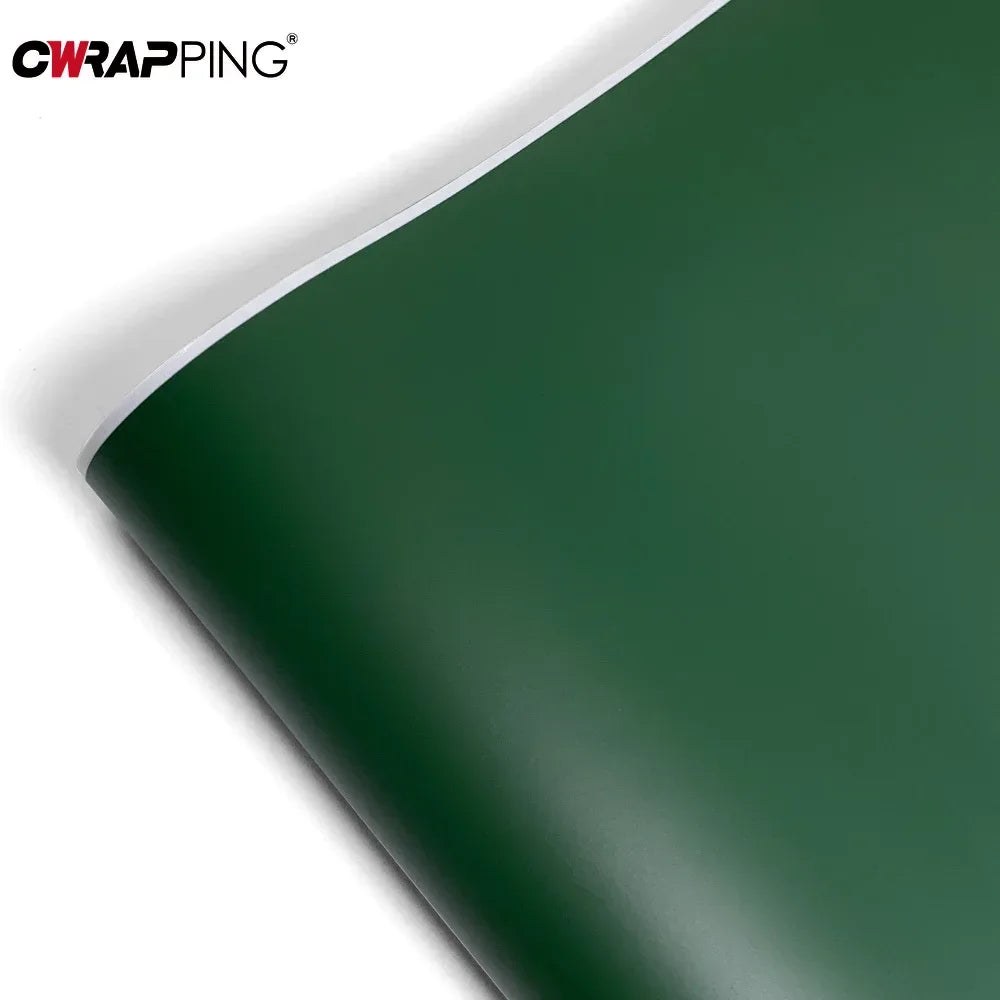 Vinyl Film Sticker Matte Dark Green Full Body Wrap