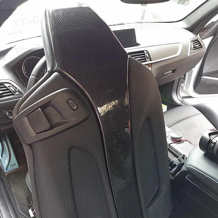For BMW F80 M3 F82 F83 Real Carbon Fiber Interior SEAT Back