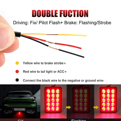 3RD Brake 12V F1 Rear Third Flashing Tail Stop