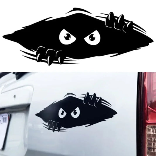 Funny Peep Monster Sticker Body Dents Scratches Cover Vinyl