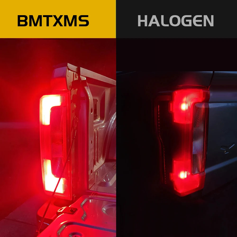 Bmtxms 2PC Super Red 1157 bay15d P21 5W Motorcycle
